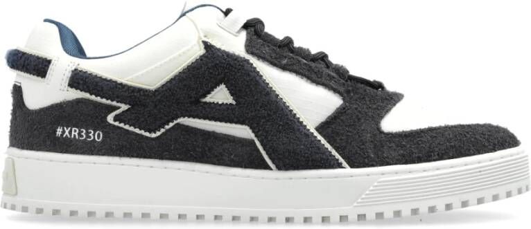 Emporio Armani Sportschoenen met logo Blue Heren