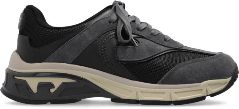 Emporio Armani Sportschoenen met logo Gray Heren