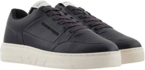 Emporio Armani Stijlvolle Array Sneakers Groot Black Dames