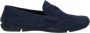 Emporio Armani Stijlvolle Loafers voor Mannen Blue Heren - Thumbnail 1