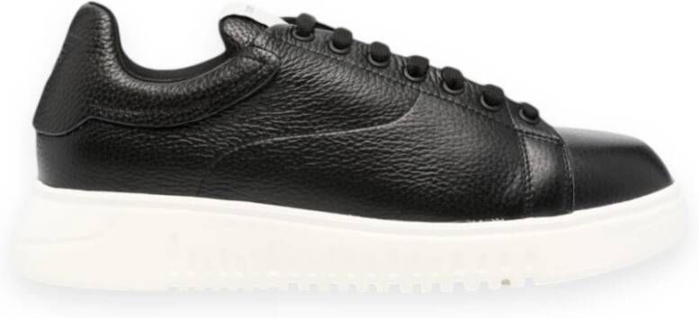 Emporio Armani Stijlvolle Sneakers voor Mannen en Vrouwen Black Heren