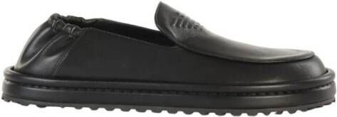 Emporio Armani Tijdloze Leren Mocassins Black Heren