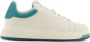 Emporio Armani Turquoise Sneaker met Transparante Retro en Adelaarlogo White Heren - Thumbnail 1