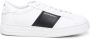 Emporio Armani Witte Leren Sneakers met Gestreept Detail White Heren - Thumbnail 14