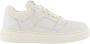 Emporio Armani Witte Mesh Sneakers met Contrasterende Details White Heren - Thumbnail 1