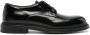 Emporio Armani Zwarte Derby Vitelloi Spa Schoenen Black Heren - Thumbnail 1