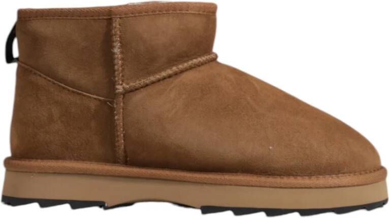 EMU Dames Leren Winter Schoenen Brown Dames