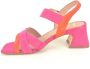 Enterprise Japan Fuchsia Oranje Daim Sandaal Pink Dames - Thumbnail 1