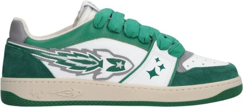 Enterprise Japan Groene EJ EGG Rocket Sneakers Green Heren