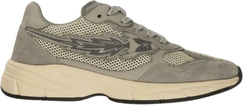 Enterprise Japan Lage sneaker van veloursleer Beige Heren