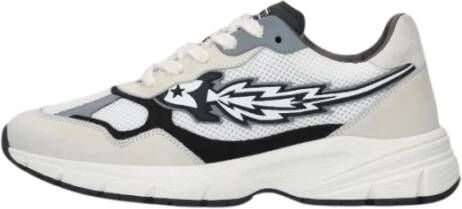 Enterprise Japan Mesh hardloopschoenen met rubberen zool White Heren