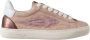 Enterprise Japan Metallic Leren Sneakers Pink Dames - Thumbnail 1