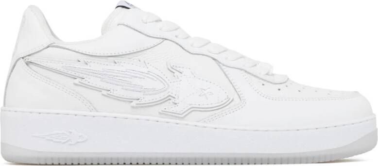 Enterprise Japan Raket Motief Lage Top Sneakers White Heren