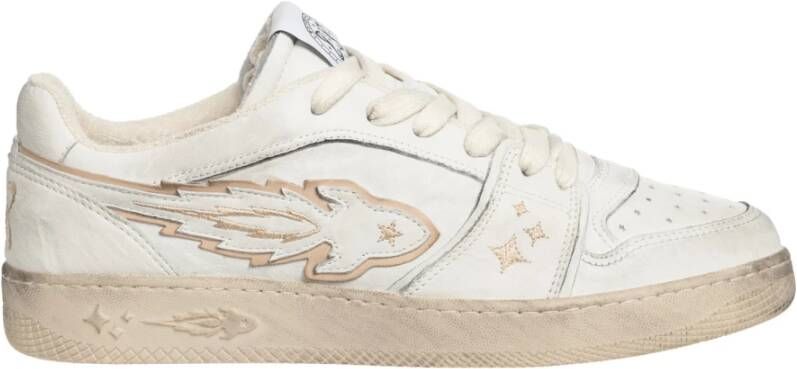 Enterprise Japan Rocket EJ Sneakers Effen Patroon White Heren