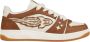 Enterprise Japan Sneakers met geborduurd logo Brown Heren - Thumbnail 1