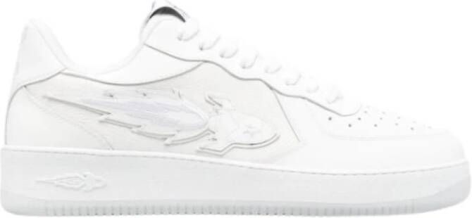 Enterprise Japan Raket Motief Lage Top Sneakers White Heren