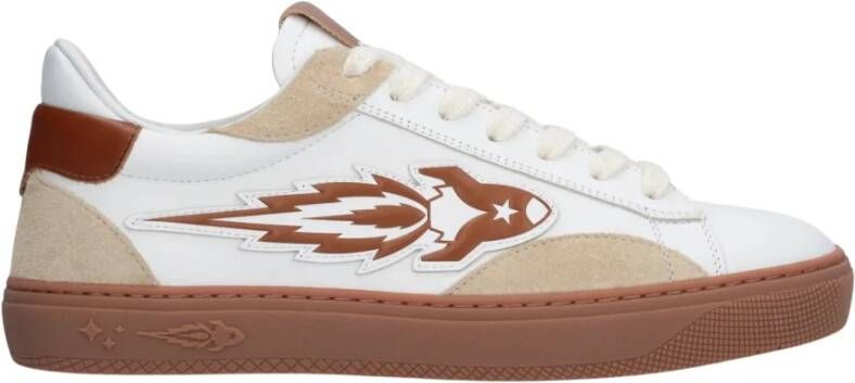 Enterprise Japan Witte EJ Jupiter Rocket Sneakers White Heren