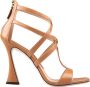 Ermanno Scervino High Heel Sandals Brown Dames - Thumbnail 1