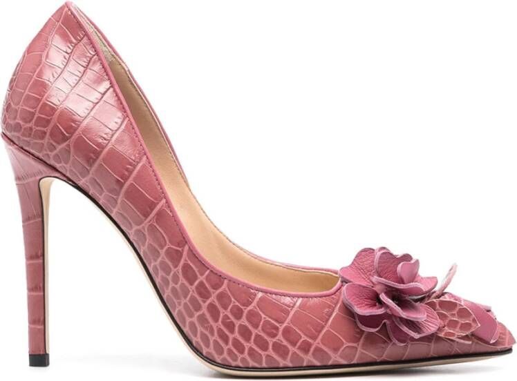 Ermanno Scervino Stijlvolle Ballerinas met Uniek Design Pink Dames