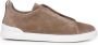 Ermenegildo Zegna Bruine Suède Sneakers Brown Heren - Thumbnail 1