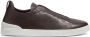 Ermenegildo Zegna Bruine Triple Stitch Sneakers Brown Heren - Thumbnail 1