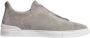 Ermenegildo Zegna Elastische Kruis Triple Stitch Sneakers Gray Heren - Thumbnail 1