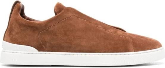 Ermenegildo Zegna Sneakers Bruin Heren