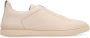 Ermenegildo Zegna Triple Stitch Low-Top Sneakers in Beige Heren - Thumbnail 4