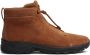 Ermenegildo Zegna Suede Hi-Top Sneakers Triple Stitch Brown Heren - Thumbnail 1