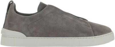 Ermenegildo Zegna Grijze Sneakers voor Mannen Aw24 Gray Heren