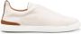 Ermenegildo Zegna Italiaanse leren sneakers Beige Heren - Thumbnail 5