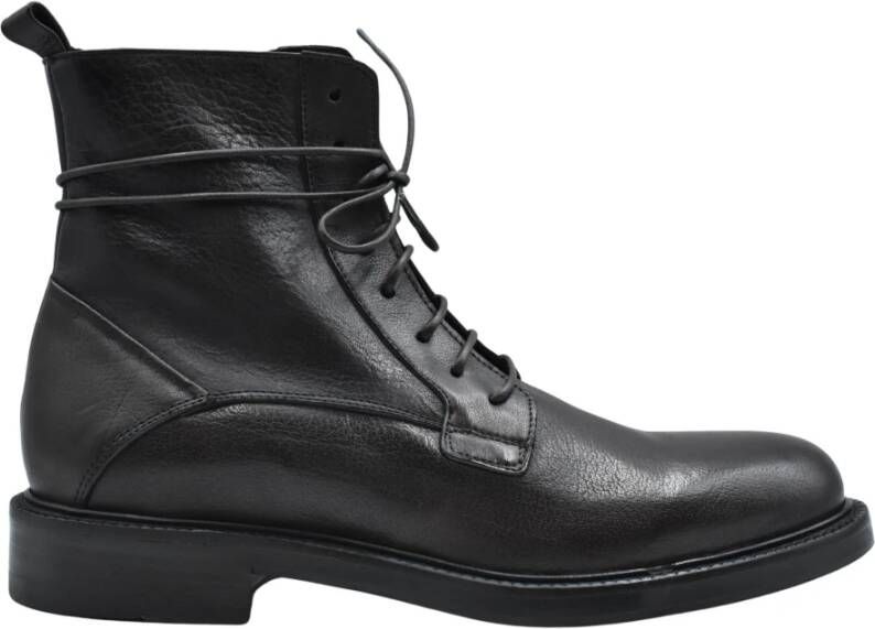 Ernesto Dolani Donkerbruine Veterschoenen Elegante Stijl Black Heren