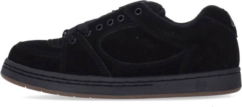 ES Zwarte Skate Schoenen met Elastische Band Black Heren