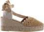 Espadrilles Beige Sandalen Valenciana Stijl Beige Dames - Thumbnail 1