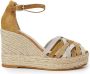 Espadrilles Bruine Platte Schoenen Brown Dames - Thumbnail 1