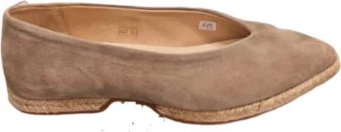 Espadrilles Platte Beige Schoenen Beige Dames