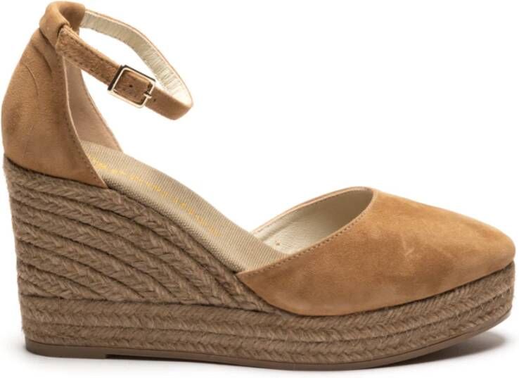 Espadrilles Stijlvolle wiggen voor moderne vrouwen Brown Dames