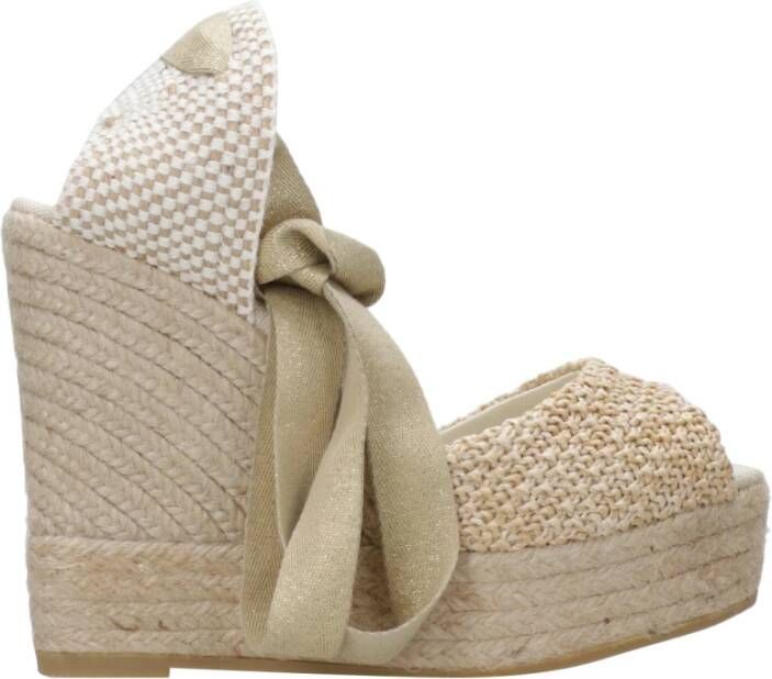 Espadrilles Wedges Beige Dames