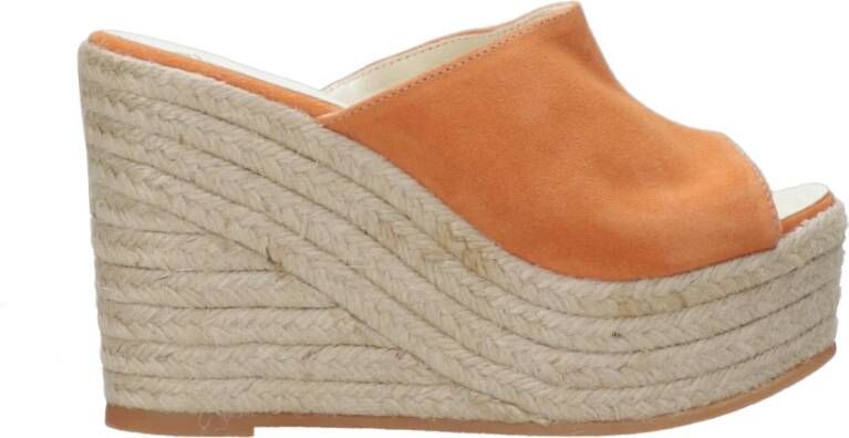 Espadrilles Wedges Orange Dames