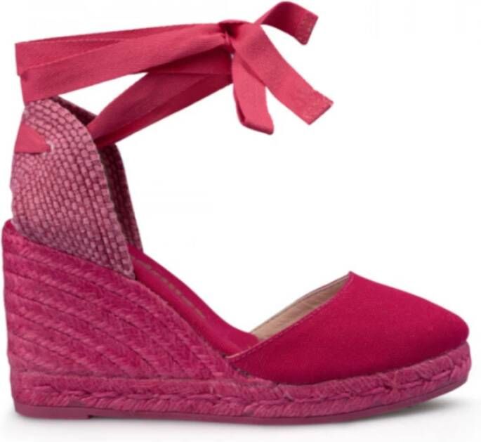 Espadrilles Wedges Pink Dames