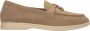 Estro Dames Beige Kwast Loafers gemaakt van Nubuck Er00114687 Beige Dames - Thumbnail 1