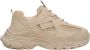 Estro Dames Beige Lage Sneakers met een Chunky Platform ES8 Er00115759 Beige Dames - Thumbnail 1