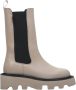 Estro Dames Beige Leren Chelsea Laarzen voor de Herfst Er00112211 Beige Dames - Thumbnail 1