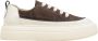 Estro Dames Bruin & Beige Lage Top Leer & Suède Sneakers Er00113499 Brown Dames - Thumbnail 1