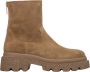 Estro Dames Bruine Velours Enkellaarzen voor de Winter Er00113955 Brown Dames - Thumbnail 1