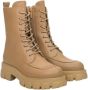 Estro Dames Bruine Veterschoenen van Echt Leer Er00111765 Brown Dames - Thumbnail 1