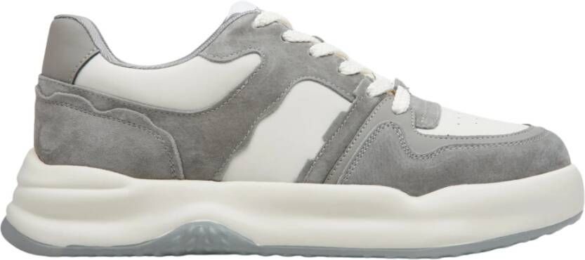 Estro Dames Grijs & Wit Suède & Leren Lage Sneakers Er00114662 Multicolor Dames