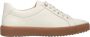 Estro Dames Licht Beige Platform Sneakers gemaakt van Echt Leer Beige Dames - Thumbnail 1