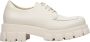 Estro Dames Licht Beige Veterschoenen van Echt Leer Er00112449 Beige Dames - Thumbnail 1