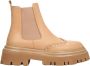 Estro Dames Lichtbruine Platform Chlesea Laarzen Er00112333 Beige Dames - Thumbnail 1